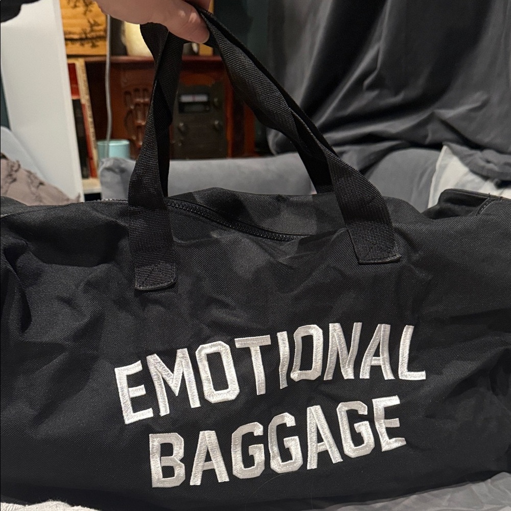 EMOTIONAL BAGGAGE DUFFEL BAG * perfect GIFT (SOLD)